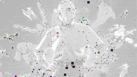 Mosaic tribute to the Marvelous Stan Lee